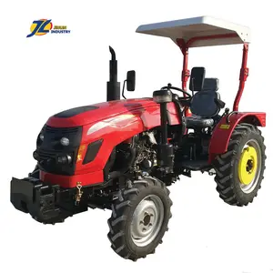 W JIULIN Traktor dan Traktor Pertanian, Kualitas Tinggi 30 HP 50 HP 40 HP 4 WD Ac Kabin Traktor Pertanian Ujung Depan Loader untuk Pertanian Buatan Cina