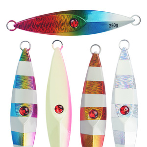Señuelo de Pesca Jigging de 250g, Forma de Diamante, Cebo Láser, para Pesca en Agua Salada, Uso en Barco, Plástico, Hundimiento Lento - Product Image 5