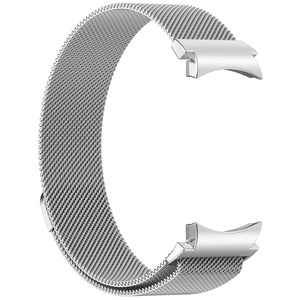 Bracelet de montre intelligent à boucle magnétique à libération rapide en métal Milanese Loop pour <span class=keywords><strong>Samsung</strong></span> Galaxy <span class=keywords><strong>Watch</strong></span> 7 6 <span class=keywords><strong>5</strong></span> 4 3 Classic, bracelet de remplacement - Product Image 4