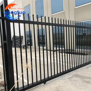 Clôture <span class=keywords><strong>en</strong></span> acier 6x8 pieds à prix avantageux, panneau et portail <span class=keywords><strong>en</strong></span> <span class=keywords><strong>fer</strong></span> <span class=keywords><strong>forgé</strong></span> noir pour <span class=keywords><strong>jardin</strong></span> - Product Image 5