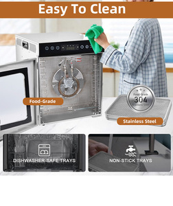 KR bán buôn 10-lớp thép không gỉ thực phẩm dehydrator máy cho trái cây và rau quả sấy khô - Product Image 4