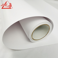 L&B 50 Micron Vinyle Blanc Auto-Adhésif Flexible Haute Polymérisation Vente Chaude Matériel Utilisé pour l'Impression à Solvant Écologique Vinyle pour Enveloppement de Voiture