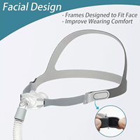 Masque nasal jetable pour l'apnée du sommeil, coussin nasal pour la thérapie CPAP