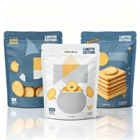 Sachets personnalisés en Mylar imprimés en sérigraphie, refermables, en aluminium, anti-odeur, recyclables, pour emballage alimentaire, type pochette stand-up