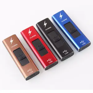 Bật Lửa USB Một Hồ Quang Chống Gió Sạc Được LOGO OEM Bật Lửa Điện Plasma Phụ Kiện Hút Thuốc