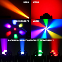 Marslite 7x40w Mini Bee Eye Moving Head Wash CTO Rgbw 4In1LED Cabeza Movil Led Wash Moving Head Projecteur de Scène pour DJ Disco Concert