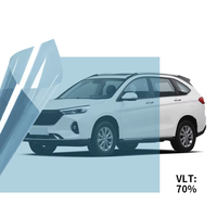 Película de Nanocerámica Pura Antiarañazos de Material PET Serie XO de 1.52*30m, Alto Rechazo de Infrarrojos, 99% de Protección UV, Tinte de Seguridad para Ventanas de Automóviles