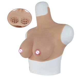 Prótesis de pecho artificial de cuello alto, para pacientes de cáncer de pecho, copa C de alta simulación, pechos realistas usables - Product Image 1