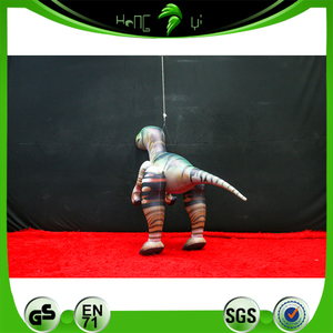 บอลลูน<span class=keywords><strong>ไดโนเสาร์</strong></span>สีฟ้าแบบ<span class=keywords><strong>เป่า</strong></span>ลมสั่งทำพิเศษ พร้อมปั๊มลมไฟฟ้าสำหรับขี่เล่น ทำจากวัสดุ PVC - Product Image 4