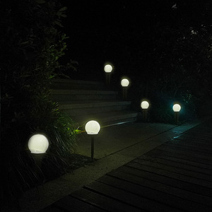 Luces de Jardín de 20 cm con Forma de Burbuja, Iluminación LED para Exteriores, Impermeables, para Patio y Paisaje - Product Image 3