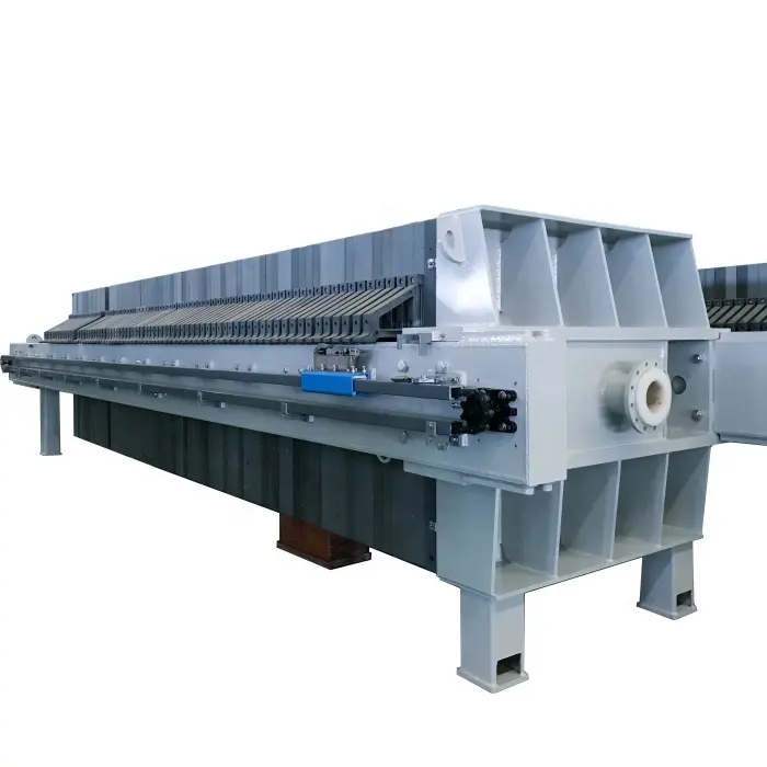 Automatic plate frame filter press for Fine filtration of edible oil and other liquid beverages