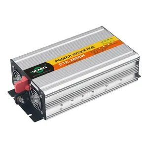 Onduleur de puissance à onde sinusoïdale modifiée 2000 W cc 12V 24V 48V 60V à AC 220V 230V 2kw onduleur 2000 Watt