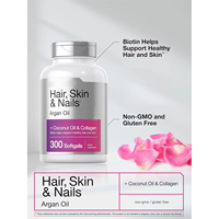 Marque privée OEM Biotine Softgel Huile de noix de coco Collagène Soutient la santé des cheveux et de la peau