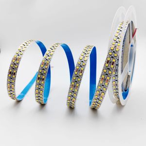 SMD 12V/24V صف مزدوج 240D 15 <span class=keywords><strong>LED</strong></span> مرن إضاءة غرفة المعيشة الداخلية خزانة سقف شريط