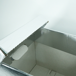 Caja Térmica Revestida con Papel <span class=keywords><strong>de</strong></span> Aluminio, Estructura Rígida <span class=keywords><strong>de</strong></span> Dos Piezas <span class=keywords><strong>para</strong></span> el Transporte <span class=keywords><strong>de</strong></span> Mariscos en Cadena <span class=keywords><strong>de</strong></span> Frío - Product Image 2