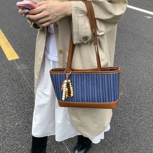Fashion Denim Handbags Women Large Capacity Tote <b>Bag</b> Daily Outdoor Travel Shopping <b>Working</b> Totes - Product Image 6