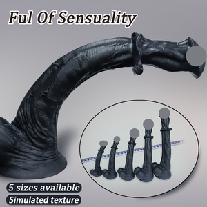 Yüksek kaliteli ve gerçekçi silikon <span class=keywords><strong>Penis</strong></span> yumuşak ve esnek samimi zevk manuel mod - Product Image 4