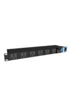 PDU intelligent 220V 16A, prise universelle 6 prises, enregistrement des opérations et des alarmes, IPv4/DHCP, automatisation industrielle, personnalisable