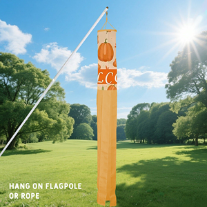 Décoration de jardin personnalisée pour la fête de Thanksgiving : chaussettes à vent imprimées numériquement pour la cour, le jardin et la véranda - Product Image 4