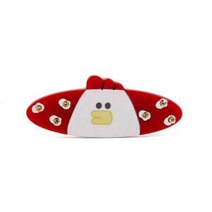 Pinzas para el Cabello con Diseño de Animales de Dibujos Animados de 6 cm, Pinzas de Acetato Mini, Pinzas con Diseño Personalizado de Flores y Diamantes - Product Image 5