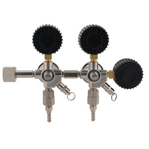 Regolatore di <span class=keywords><strong>CO2</strong></span> della birra primaria a doppio sistema completamente Braas 0-3500psi/0-80psi con connessione di ingresso CGA320 a doppio stadio - Product Image 3