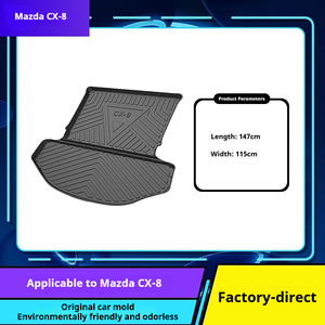 MRBULLS, cubierta de alfombrilla de maletero de coche impermeable antideslizante con patrón de fibra de carbono TPE personalizado para modelos <span class=keywords><strong>Mazda</strong></span> de ajuste directo, para modelos de los modelos <span class=keywords><strong>Mazda</strong></span> de los modelos de ajuste directo, los modelos de <span class=keywords><strong>Mazda</strong></span> de los modelos de - Product Image 4