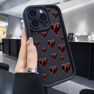Cover per Telefono Cellulare in TPU Antiurto con Stampa Cuore Rosso Lucido e Design a Scala per <span class=keywords><strong>Samsung</strong></span> Galaxy A07 A17 A56 S26 Ultra - Product Image 3