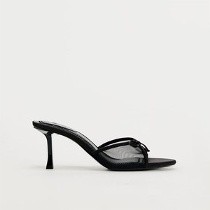 Baotou Sandals <strong>for</strong> <strong>Women</strong> in Spring and Summer, New French Transparent Pointed Small Heels, <strong>White</strong> High Heels - Product Image 3