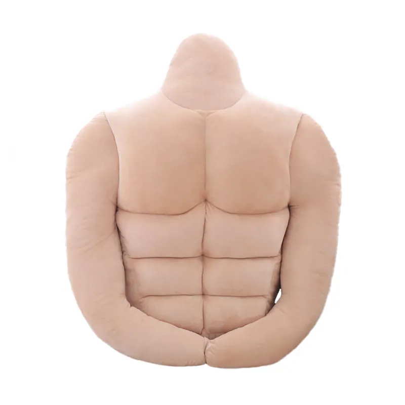 Juguete de peluche para hombre, almohada de músculo y novio, divertido y extraño, novedad, americano y europeo