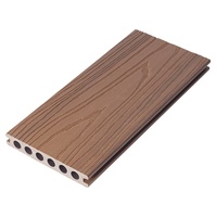 Terrasse extérieure en composite bois-plastique, anti-corrosion, durable, surface gaufrée, co-extrusion, deuxième couche de revêtement