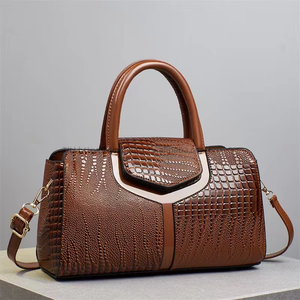 Nouveaux sacs à bandoulière en cuir PU matelassé de luxe pour femmes, sacs à main et pochettes à motif alligator, vente en gros - Product Image 5