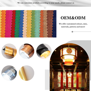 Wholesale Modern <strong>Silver</strong> White PVC Hard Back Linen Cone Lampshade Handmade <strong>Floor</strong> <strong>Lamp</strong> Shade Light Cover Covers - Product Image 4