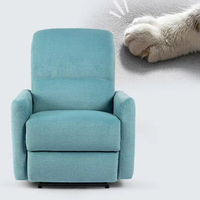Sillón Reclinable Eléctrico de Diseño Moderno y Lujoso VANBOW en Tela Texturizada con Bolsillo Lateral de Almacenamiento