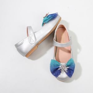 2026 New Girls' Bow Princess Shoes Spring & Autumn Flat Soft Sole Shoes Fairytale Princess Style - Product Image 2