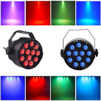 Projecteur LED RGB 12x DMX512 pour scène, éclairage mural, lampe de lavage mural pour mariage, banquet, DJ, club, fête, événement, lumière d'ambiance