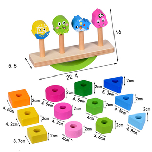 Premium costo efficace <span class=keywords><strong>TETRIA</strong></span> blocco di legno impilamento equilibrio PILAR BALANCE board gioco ottimo prezzo - Product Image 2