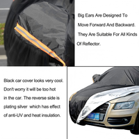 Housse de voiture imperméable pour extérieur, couverture intégrale, résistante à la poussière, à la pluie, à la neige et aux UV, universelle pour la plupart des modèles de voitures