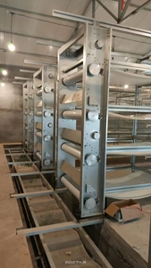 Nouveau système de cages à poulets de type H avec acier galvanisé et garantie de 2 ans pour équipement d'élevage avicole en batterie - Product Image 2