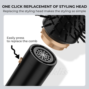 Dropship 5 in 1 ile yüksek hızlı saç kurutma makinesi tarak hava Styler bigudi İşlevli Fold iyonik saç kurutma makinesi fırçası - Product Image 6