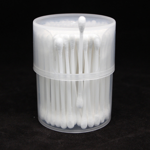 120 cotons-tiges en plastique à double tête rotative, doux pour usage quotidien - Product Image 1