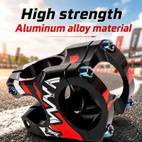 VXM - Tallo de Bicicleta Ligero, Resistente a la Corrosión y Duradero, de Aleación de Aluminio, Tallo de Manillar de Alta Resistencia, Piezas de Ciclismo