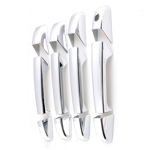 <span class=keywords><strong>4</strong></span> couvre-poignées de porte pour Chevrolet <span class=keywords><strong>Silverado</strong></span> Avalanche Tahoe Suburban GMC Sierra Yukon 2007-2014 - Product Image 3
