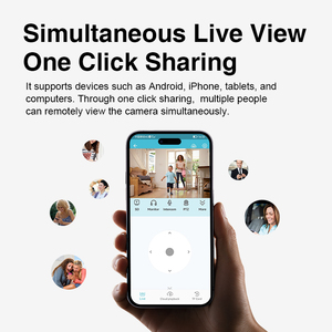 Giá tốt nhất T4 2MP wifi thông minh PT Camera an ninh hai cách nói chuyện theo dõi con người truy cập từ xa bé màn hình camera trong nhà - Product Image 6