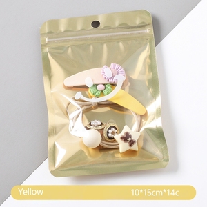 Cartoon Cute for Self-sealing Resealable Transparent Aluminum-plated Inner-printed PET/PE <b>Jewelry</b> <b>Packaging</b> Bags - Product Image 5