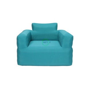 Furniture Custom LOGO Single <b>Sofa</b> One-touch Automatic Inflatable <b>Sofa</b> Armchair - Product Image 1