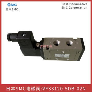 วาล์วแม่เหล็กไฟฟ้าเอสเอ็มซี รุ่น Vfs3120-5db-02n แบบ 5 ทาง สำหรับควบคุมด้วยลม - Product Image 4