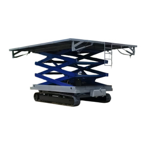 Plateforme élévatrice sur chenilles personnalisée Fukuzawa, élévateur à ciseaux électrique 380V pour travaux aériens en verger et projets photovoltaïques - Product Image 4