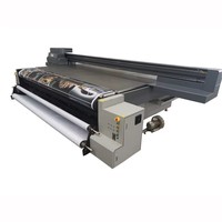 Imprimante UV hybride grand format Ntek 10 pieds (3,2 m) rouleau à rouleau pour cuir, bâche, papier peint, toile – Imprimante jet d'encre