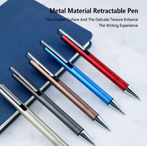 Custom Metal Aluminum Writing Ball Wholesale Personalized Advertising Ballpoint <b>Pen</b> With Logo - Product Image 4