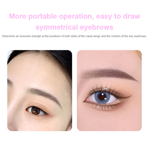 Regla de Mapeo de Cejas, Herramienta de Posicionamiento de Cejas de Plástico para Microblading, Maquillaje Permanente PMU, Uso Profesional en Estudio de Tatuajes - Product Image 4